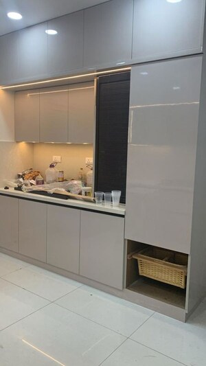 Kitchen in 3 BHK Apartment at Rajapushpa Provincia, Narsingi – for Rent