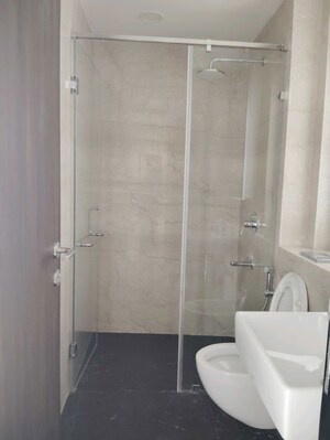 Bathroom in 4 BHK Apartment at Lodha Marquise, Worli – for Rent
