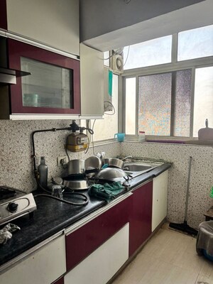 Kitchen in 2 BHK Apartment at Amrapali Sapphire, Sector 45 – for Rent