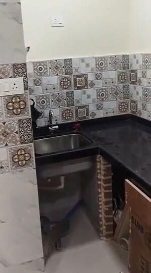 Kitchen in 1 BHK Apartment at Runwal Eirene, Balkum Pada – for Rent