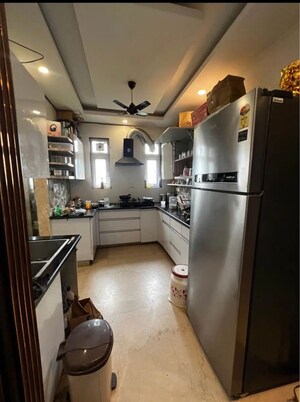 Bathroom in 3 BHK Builder Floor at Chattarpur – for Rent