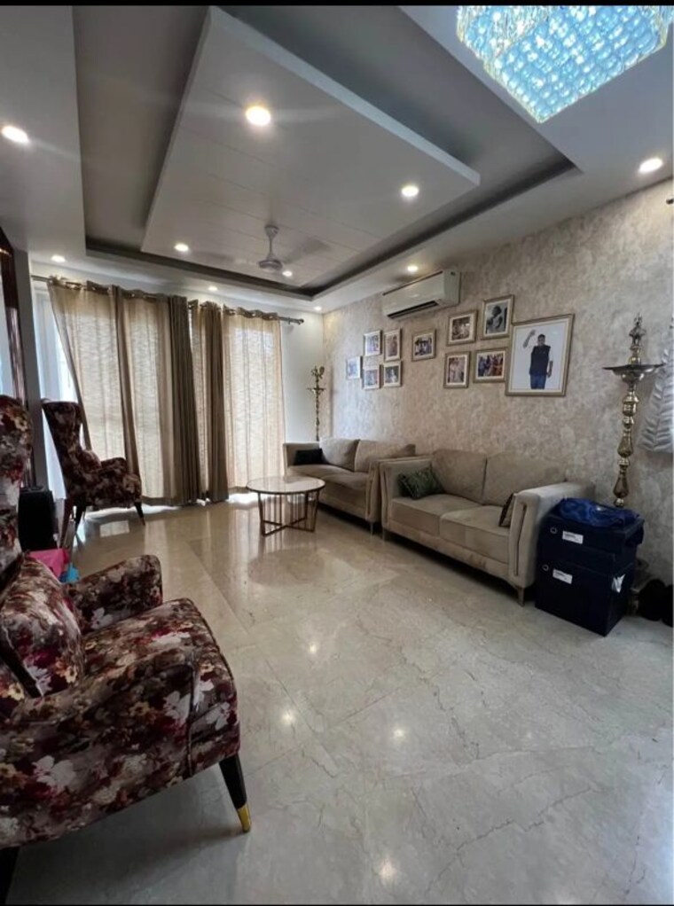 Living Room, chattarpur 3 Bedroom 1300 Sq.Ft. Builder Floor In Chattarpur Delhi 9979155