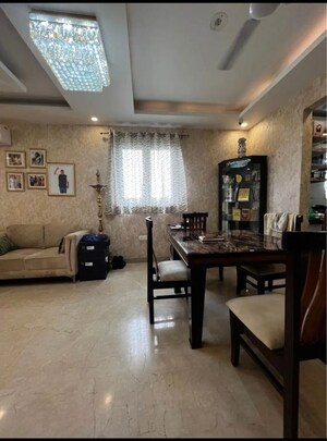 Living Room in 3 BHK Builder Floor at Chattarpur – for Rent