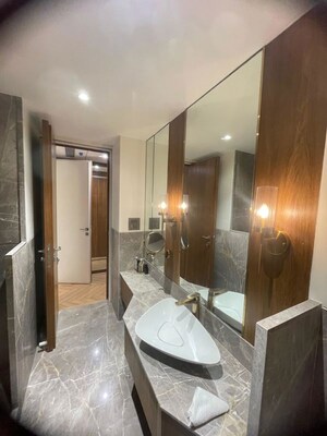 Kitchen in 3 BHK Apartment at Lodha The World Towers World One Tier 2, Worli – for Rent