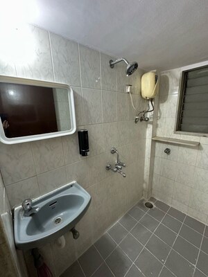 Bathroom in 1 BHK Apartment at Deepak Jyoti Ascent, Andheri East – for Sale