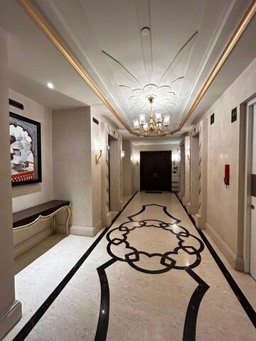 Building Lobby in 4 BHK Apartment at Prestige Leela Residency, Kodihalli – for Rent