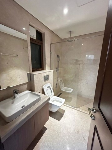 Bathroom in 4 BHK Apartment at Prestige Leela Residency, Kodihalli – for Rent