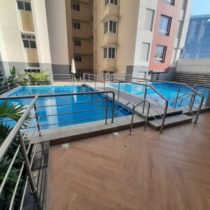 Balcony in 3.5 BHK Apartment at Prestige Woodland Park, Cooke Town – for Rent