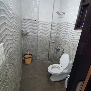 Bathroom in 1 BHK Builder Floor at Malviya Nagar – for Rent