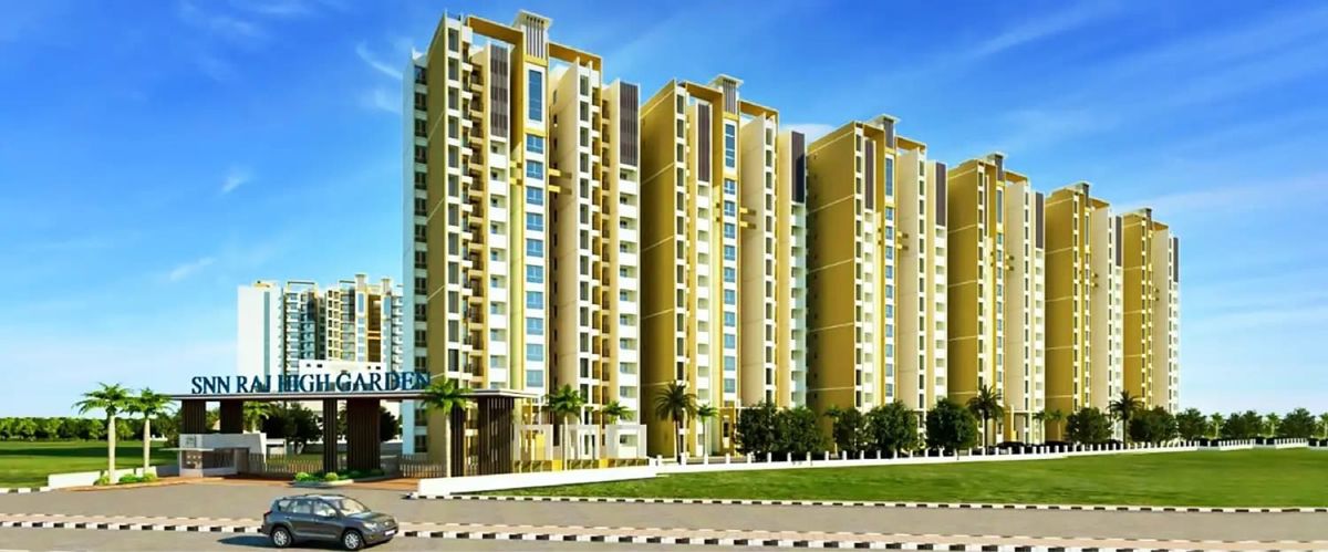 2 BHK 985 Sq.Ft. Apartment in SNN Raj High Gardens