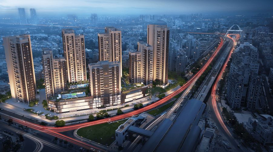 3 BHK + Pooja Room,Servant Room,Study Room 1815 Sq.Ft. Apartment in New Town Tower