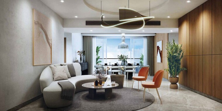 Living Room, new-town-tower 3 Bedroom 1815 Sq.Ft. Apartment In New Town Action Area 1 Kolkata 9979211