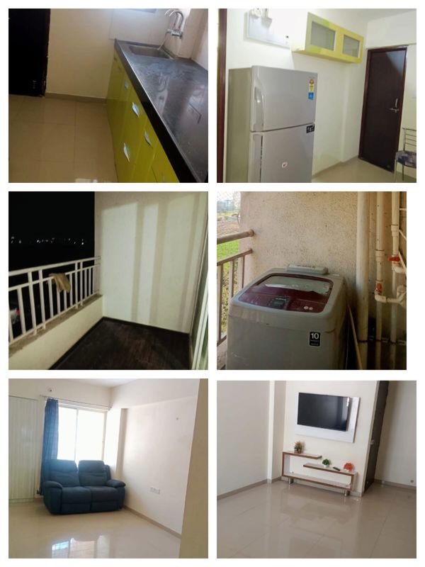 1 BHK + Pooja Room Apartment For Rent in Sunny Amber Apartments