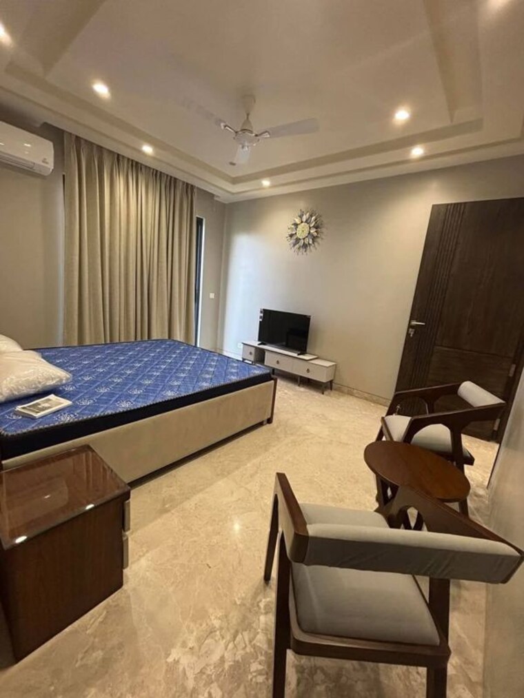 Master Bedroom, ambience-mall 1.5 Bedroom 990 Sq.Ft. Apartment In Sector 24 Gurgaon 9979240