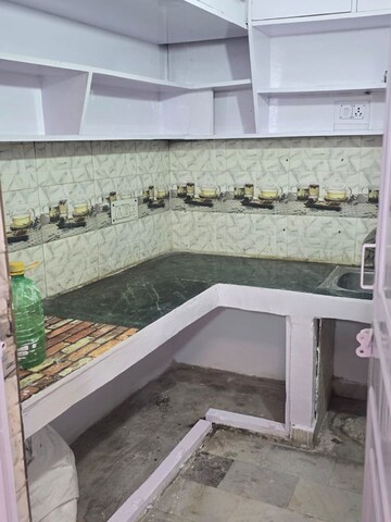 Kitchen in 3 BHK Builder Floor at Zakir Nagar – for Sale