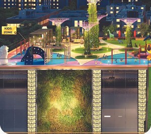 Swimming Pool in 2 BHK Apartment at EV 10 Marina Bay, Vashi Sector 10a – for Sale