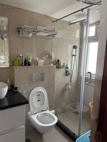 Bathroom in 3 BHK Apartment at Parsvnath Exotica, Sector 53 – for Rent