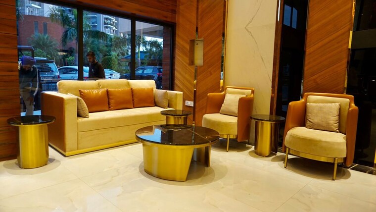 Living Room, trishla-city 3 Bedroom 1550 Sq.Ft. Apartment In Patiala Road Zirakpur 9979380