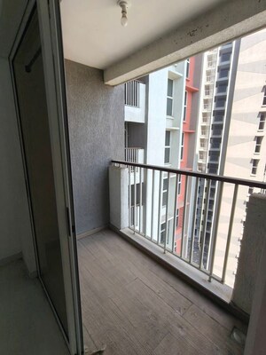 Balcony in 2 BHK Apartment at Ajmera Crosstown One, Kalyan West – for Rent