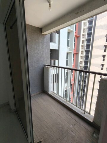 Balcony in 2 BHK Apartment at Ajmera Crosstown One, Kalyan West – for Rent