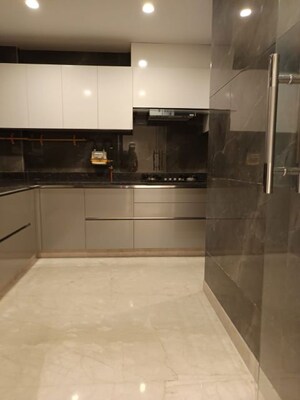 Kitchen in 4 BHK Builder Floor at DLF Queens Court, Greater Kailash ii – for Sale