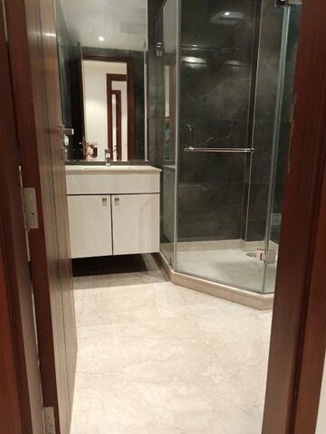 Bathroom in 4 BHK Builder Floor at DLF Queens Court, Greater Kailash ii – for Sale