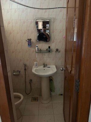 Bathroom in 3.5 BHK Villa at Friends Enclave Plots, Mundhwa Road – for Rent