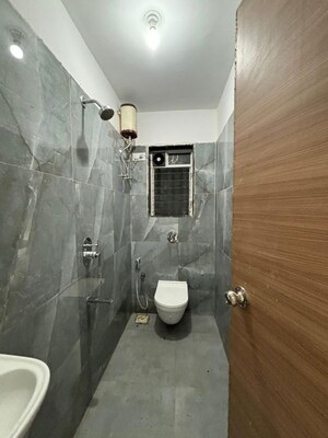 Bathroom in 2 BHK Apartment at Sudhanshu Heights, Bhandup East – for Rent