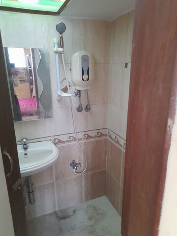 Bathroom in 1 BHK Apartment at DSS Mahavir Majestik, Kanjurmarg East – for Rent