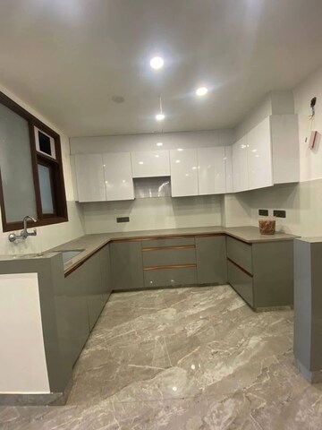 Kitchen in 3 BHK Builder Floor at Palm Residency Chhatarpur, Chattarpur – for Rent