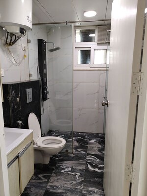Bathroom in 3 BHK Builder Floor at Defence Colony – for Rent