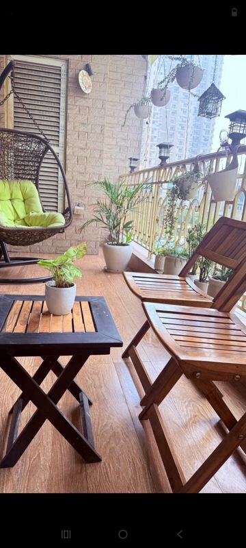 Balcony in 4 BHK Apartment at Mahagun Mirabella, Sector 79 – for Rent