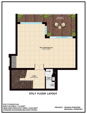 4 BHK Villa – Exterior View View at Ranikhet - for Sale