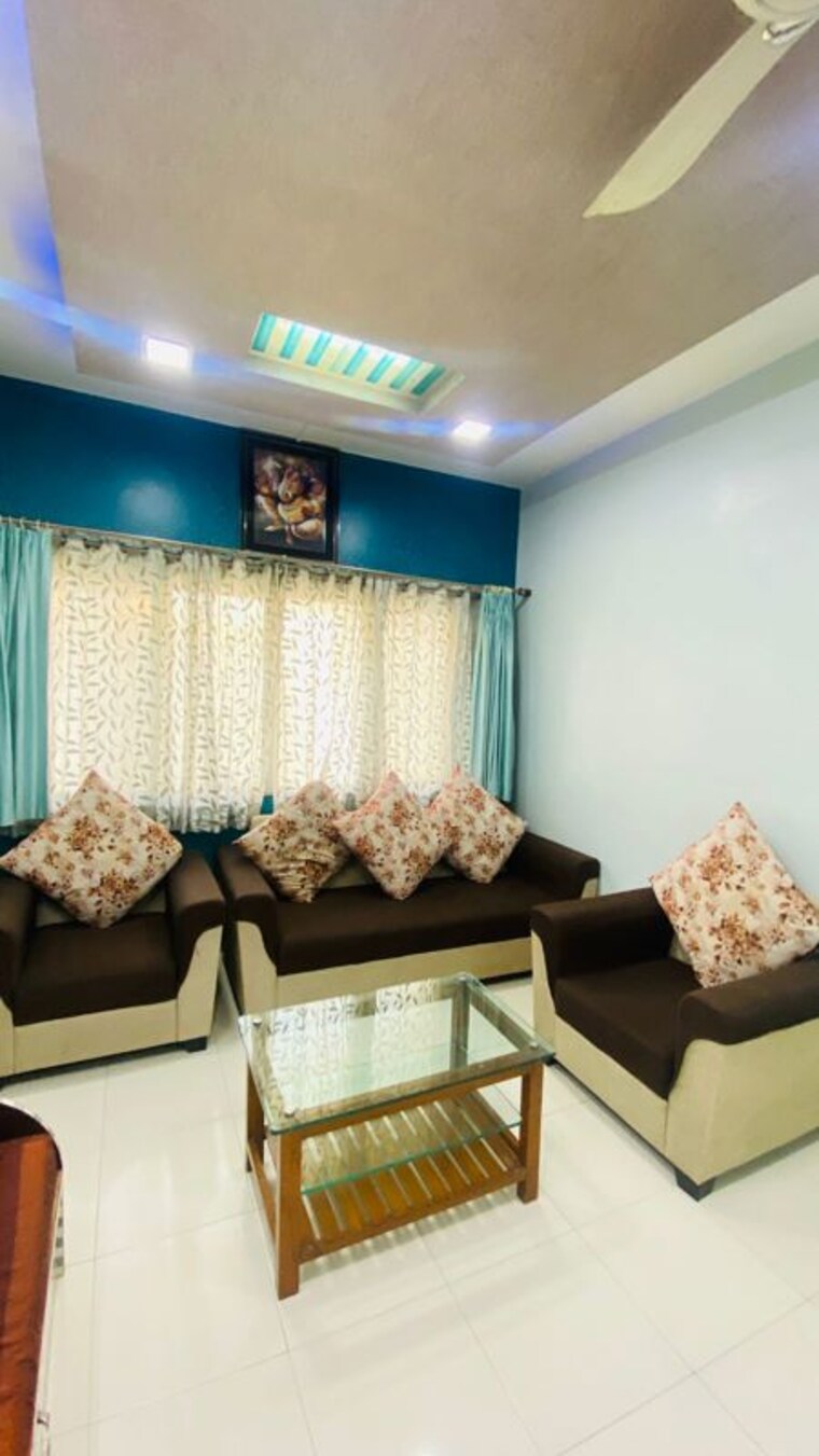 Living Room, harsh-orchid 2 Bedroom 900 Sq.Ft. Apartment In Aundh Pune 9979648