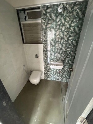 Bathroom in 1 BHK Apartment at Re Form Delta House, Goregaon East – for Rent