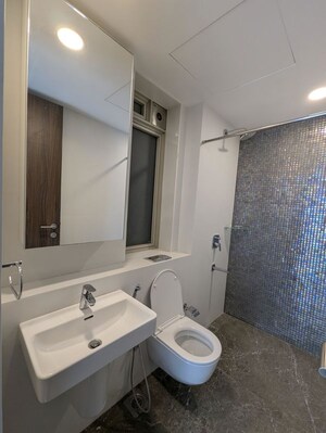 Bathroom in 2 BHK Apartment at Lodha Kiara, Worli – for Rent