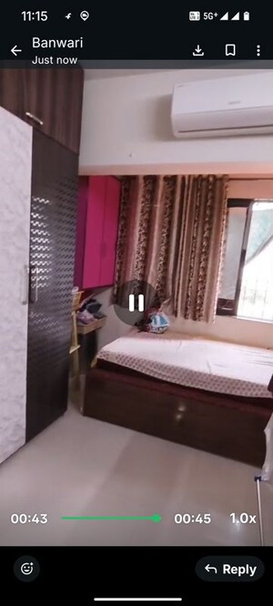 Bedroom in 1 BHK Apartment at Siddharth Mahal, Lower Parel – for Rent