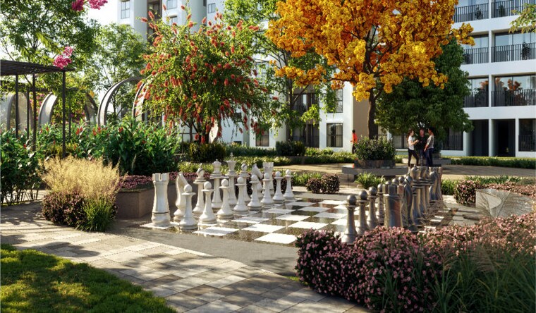 Garden, godrej-splendour 2 Bedroom 1026 Sq.Ft. Apartment In Whitefield Bangalore 9979736