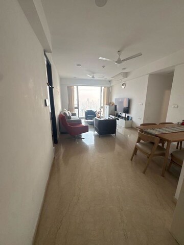 Living Room in 3 BHK Apartment at Lodha Kiara, Worli – for Rent