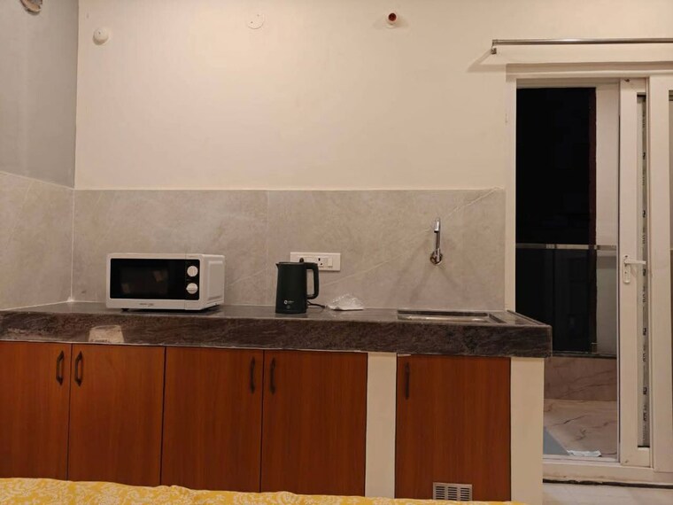 Kitchen, kondapur 1 RK 450 Sq.Ft. Apartment In Kondapur Hyderabad 9979782