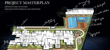 Master Plan in 3.5 BHK Apartment at M3M Skywalk, Sector 74 – for Sale