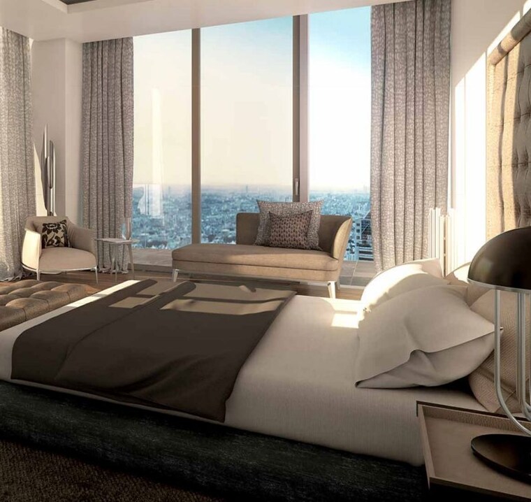 Bedroom, m3m-skywalk 3.5 Bedroom 2018 Sq.Ft. Apartment In Sector 74 Gurgaon 9979758