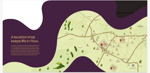 3.5 BHK Apartment – Map Location View at Birla Pravaah, Sector 71 - for Sale