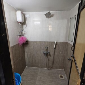 Bathroom in 1 BHK Apartment at Redwoods CHS, Ghati Pada – for Rent