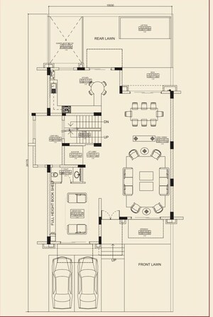 Floor Plan in 5 BHK Villa at Bptp Visionnaire Villas, Sector 70a – for Sale