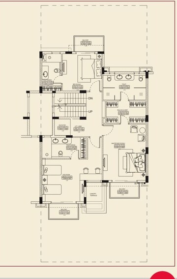 Floor Plan in 5 BHK Villa at Bptp Visionnaire Villas, Sector 70a – for Sale