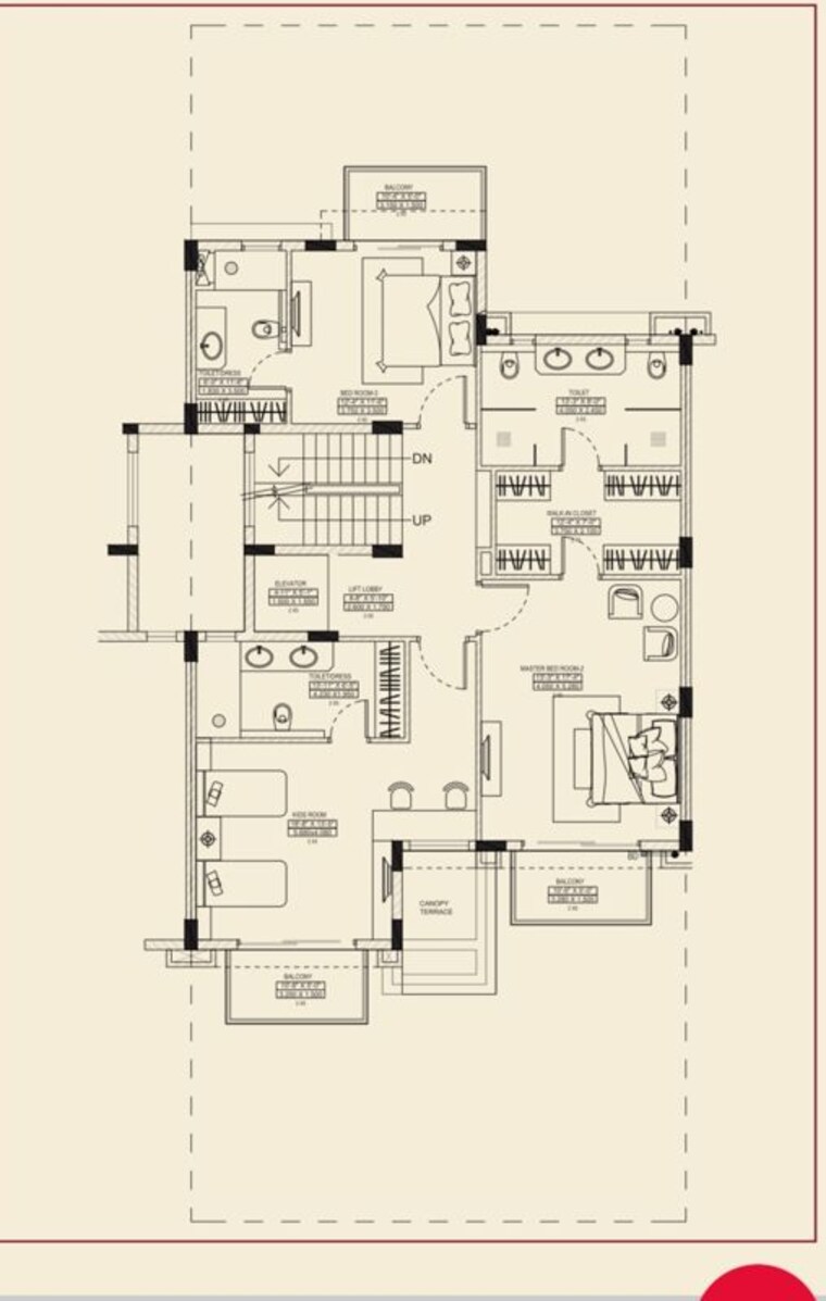 Floor Plan, bptp-visionnaire-villas 5 Bedroom 252 Sq.Yd. Villa In Sector 70a Gurgaon 9979799
