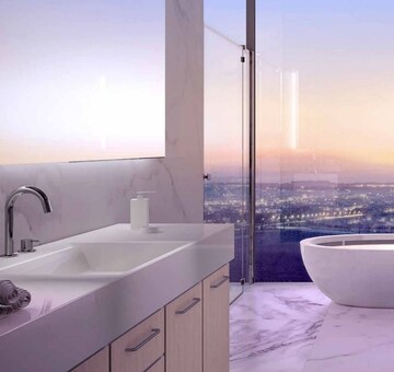 Attached Bathroom in 4 BHK Apartment at M3M Trump Tower, Sector 65 – for Sale