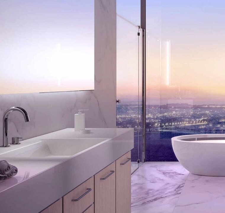 Attached Bathroom, m3m-trump-tower 4 Bedroom 4550 Sq.Ft. Apartment In Sector 65 Gurgaon 9979805