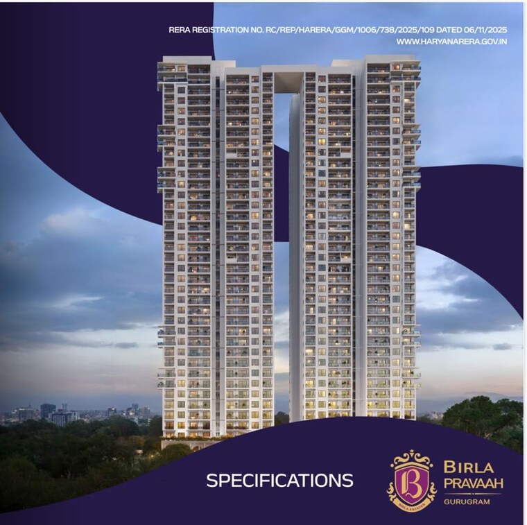 Exterior View, birla-pravaah 3.5 Bedroom 2450 Sq.Ft. Apartment In Sector 71 Gurgaon 9979833